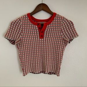 UO harbor Henley sweater Tee